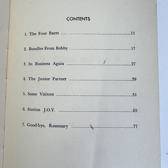 The Triplets Over J.O.Y 1941 Children's Book Bertha B Moore Vintage Child - Picture 7 of 8